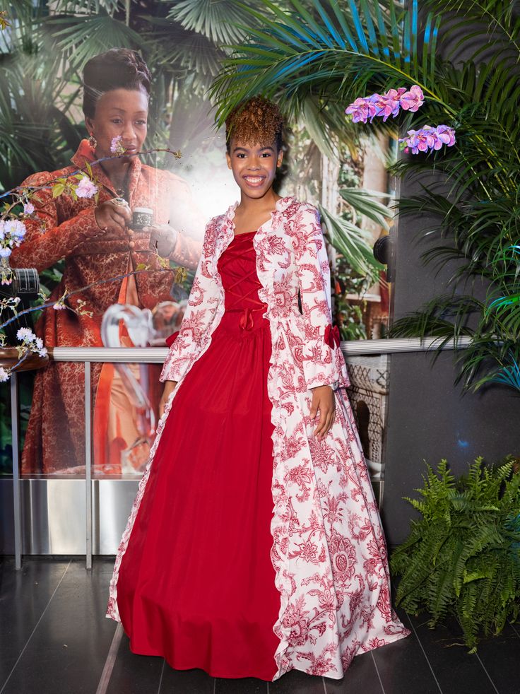 Student Eva is shown after getting ready for HSA's 60th Anniversary Gala held at Manhattan's Ziegfeld Ballroom in New York on Monday, May 20, 2024.