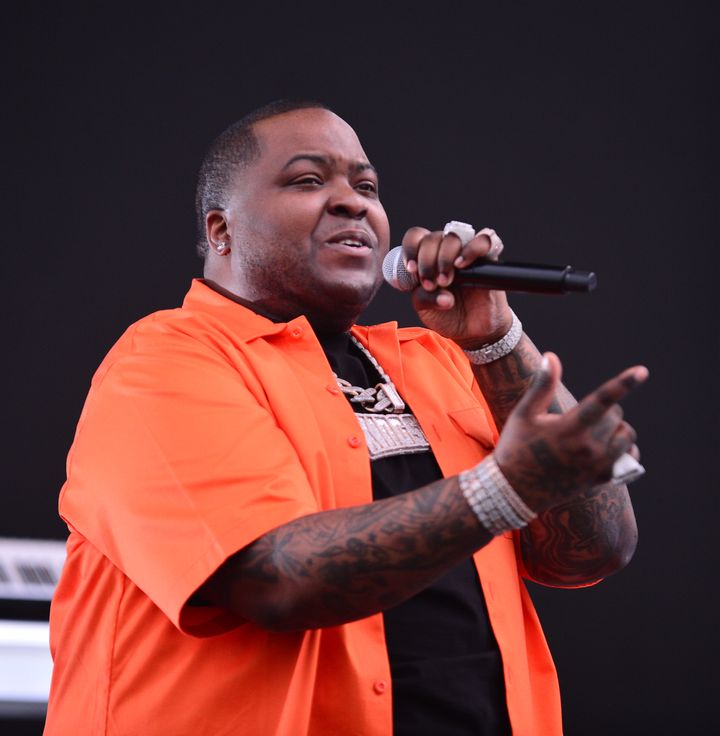 MIAMI, FL - JUNE 03: Sean Kingston performs live on stage during "Hot Summer Night" concert at FPL Solar Amphitheater at Bayfront Park on June 3, 2023 in Miami, Florida. (Photo by Johnny Louis/Getty Images)