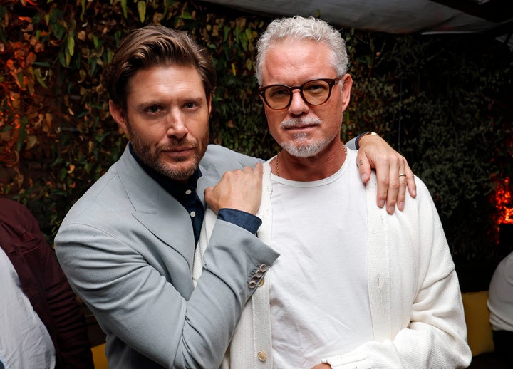 Co-stars Jensen Ackles and Dane attend the "Countdown" premiere and after-party. 